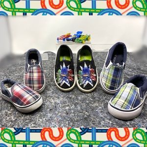 Kids - Boys’ Slip-On Shoes - Size 6 (3 Pairs)